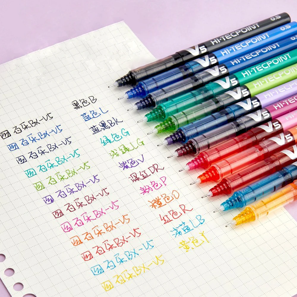 3 pçs japão piloto gel canetas - Pilot Pen V5 avaliação e preço