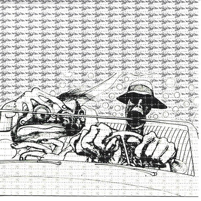 Caçador em vegas psd psicodéli - Ink Blotter Paper avaliação e preço
