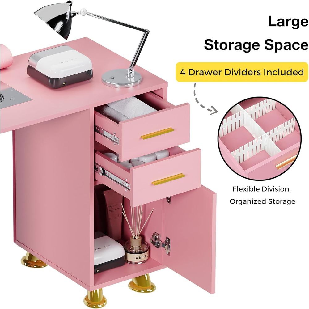 Mesa de Manicure com Coletor d - Leather Desk Pad avaliação e preço