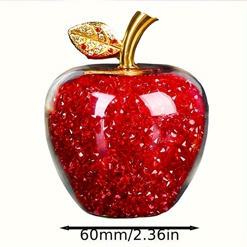 Maçã De Cristal Peso De Papel  - Paper Weight Crystal avaliação e preço
