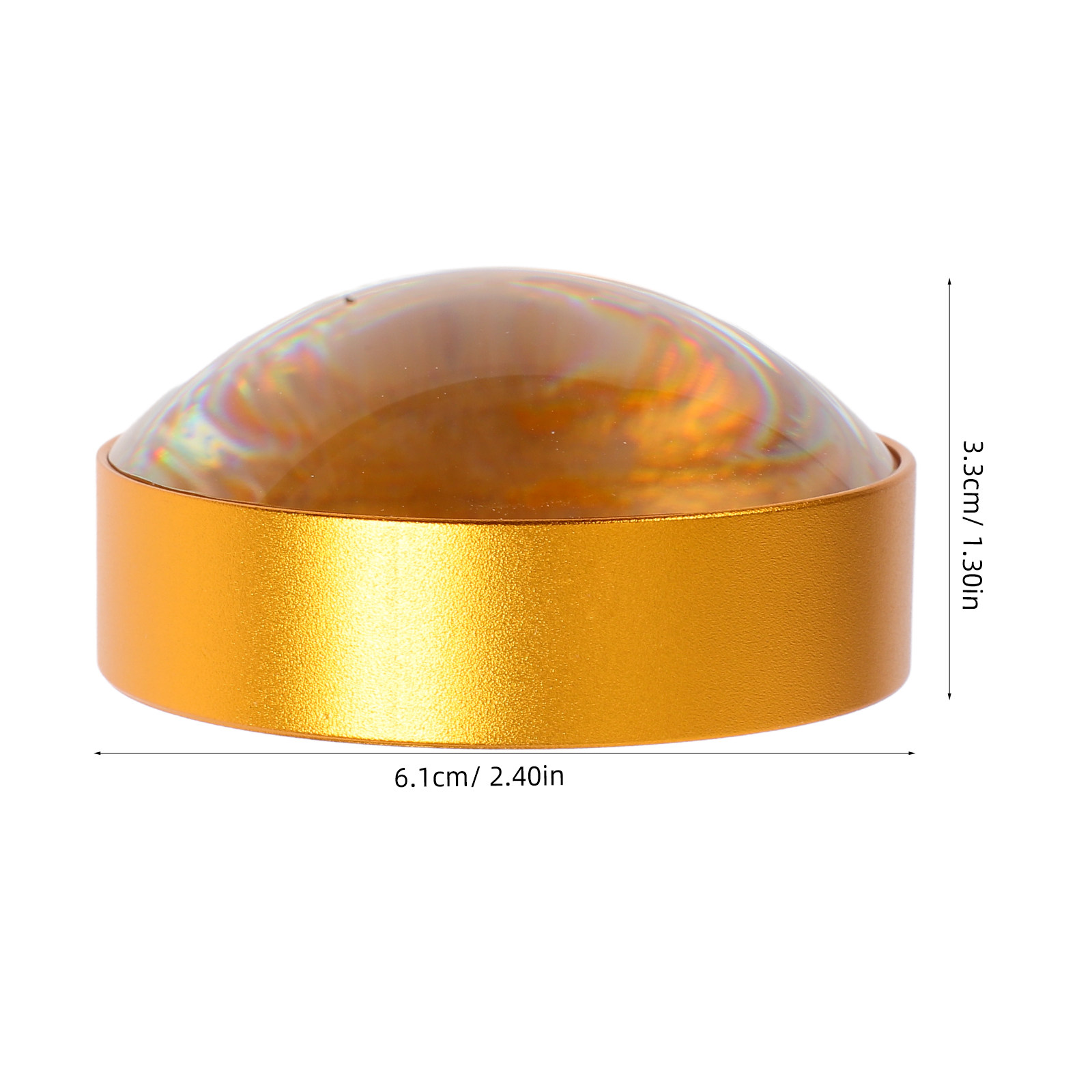 Lupa de Vidro Óptico Esférico  - Book Weight Glass avaliação e preço