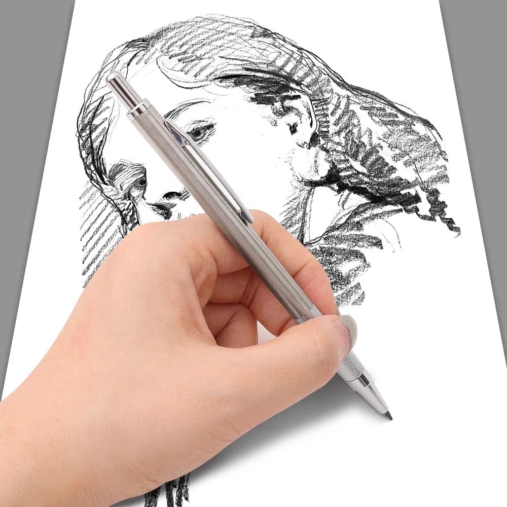 Lápis mecânico de metal 0.3 0. - Mechanical Pencil 0.3 avaliação e preço