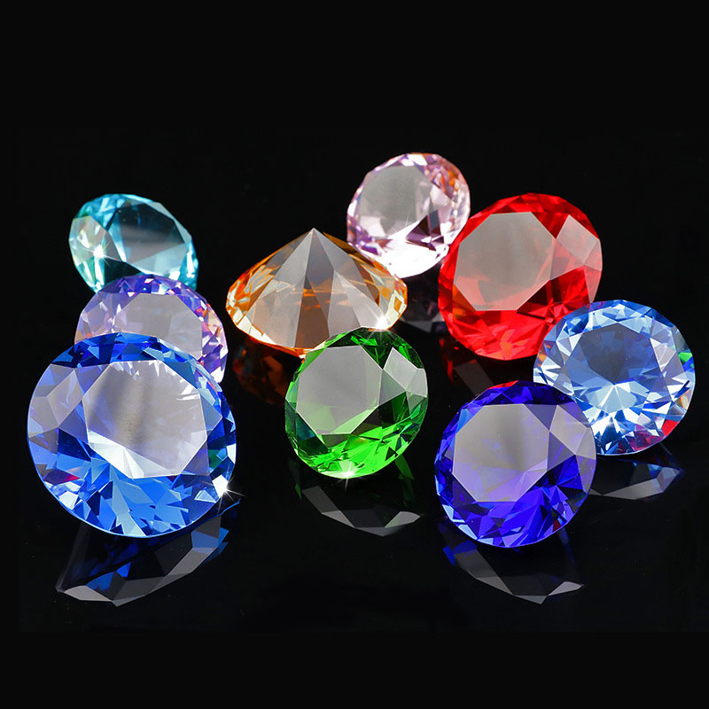 1 pçs cristal diamante em form - Paper Weight Crystal avaliação e preço